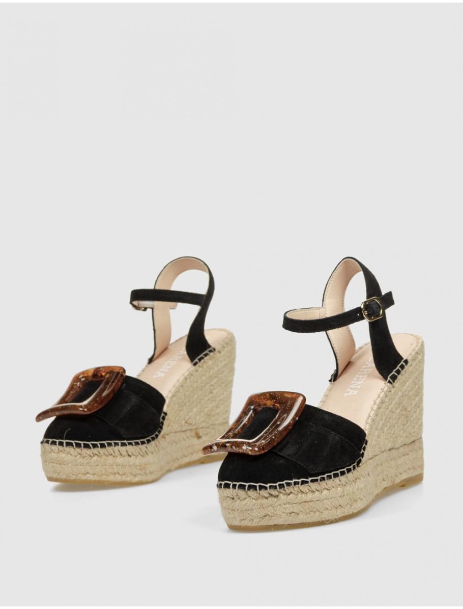 ALPARGATA MACARENA ALBA 60 NEGRO