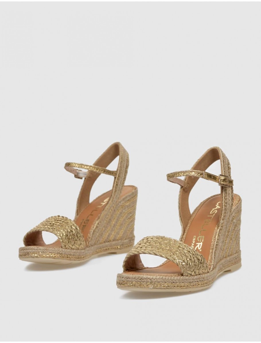 ALPARGATA CASTELLER 650 ORO