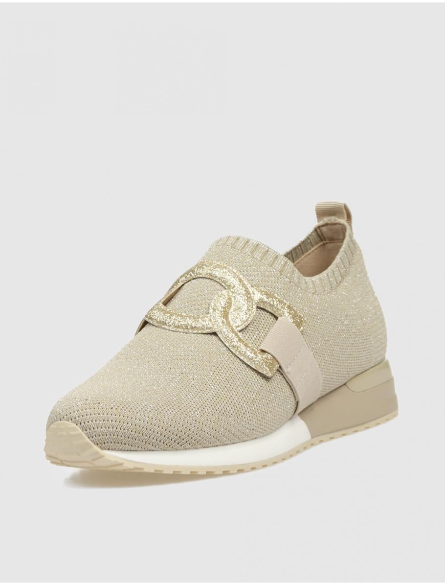 ZAPATILLA LA STRADA 2301666 BEIG