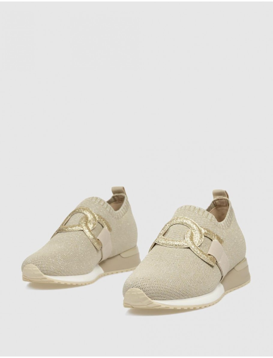 ZAPATILLA LA STRADA 2301666 BEIG