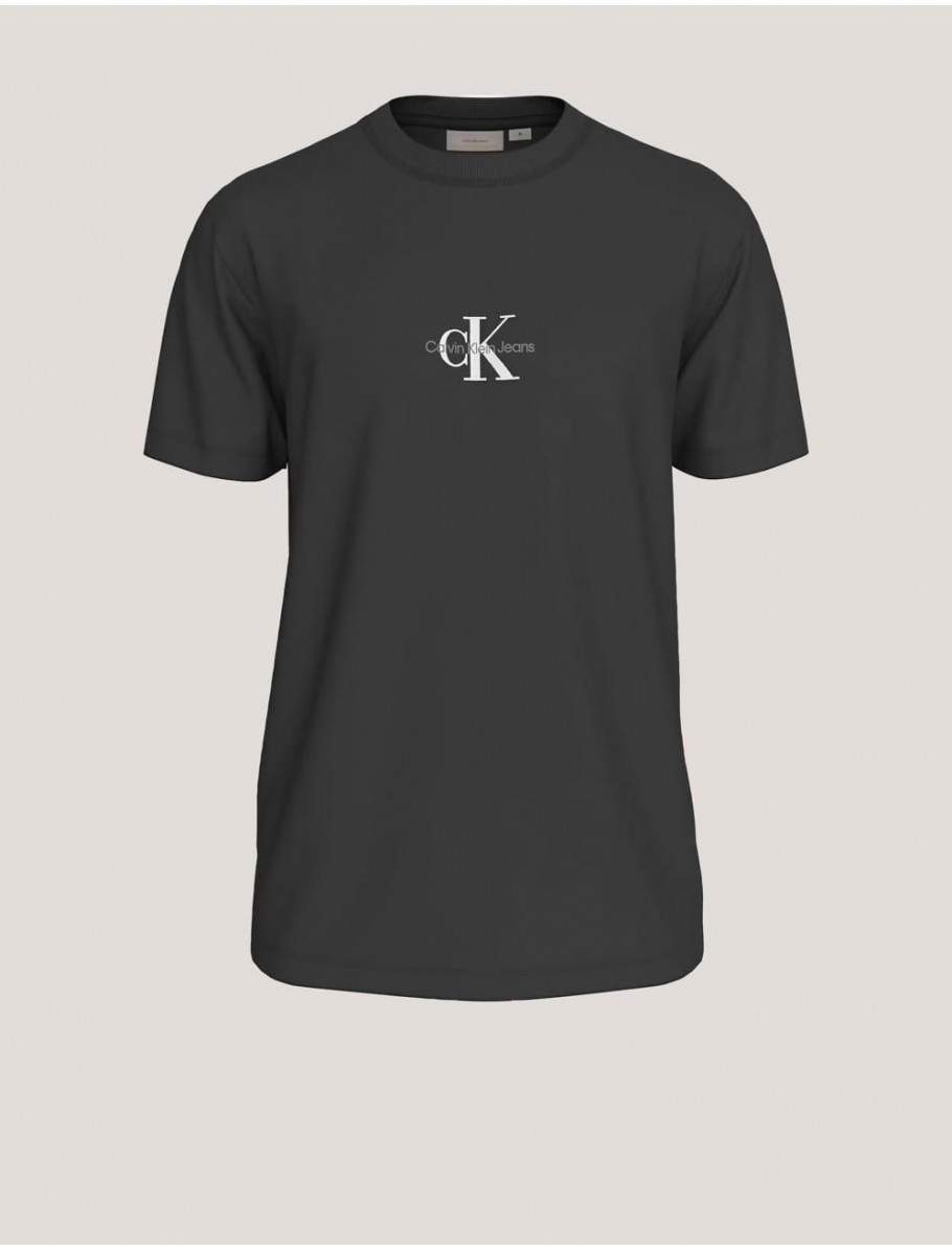 CAMISETA CALVIN KLEIN MONOLOGO TEE NEGRO