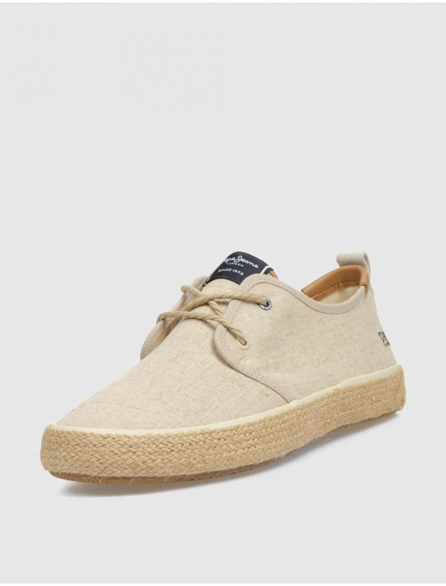 ALPARGATA PEPE JEANS PORT LINEN BEIG