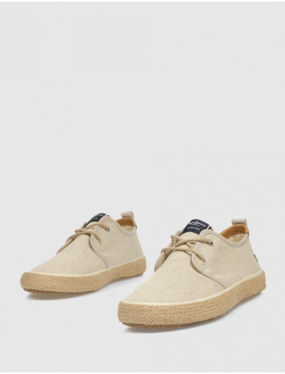 ALPARGATA PEPE JEANS PORT LINEN BEIG