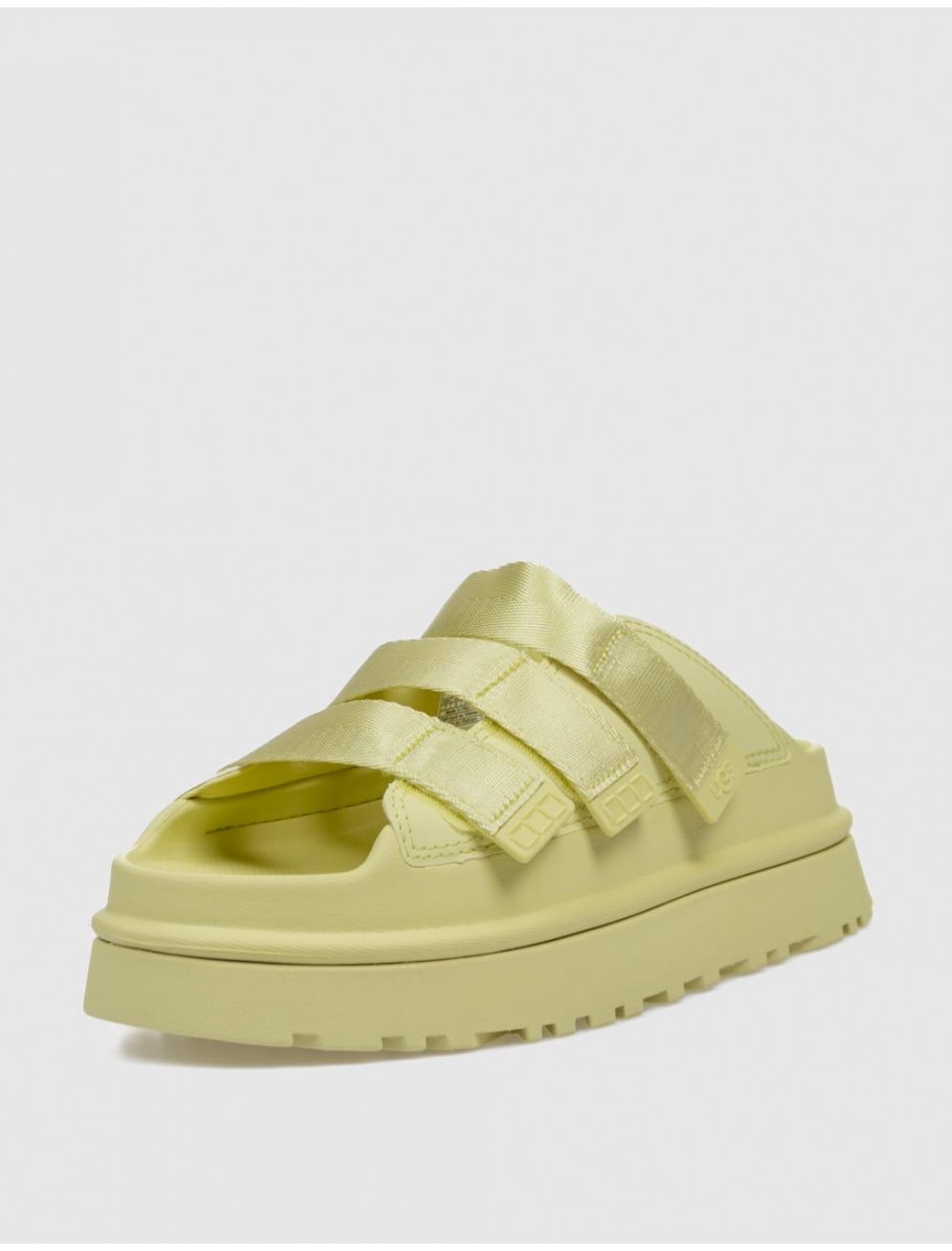 SANDALIA UGG GOLDENGLOW SLIDE ORO