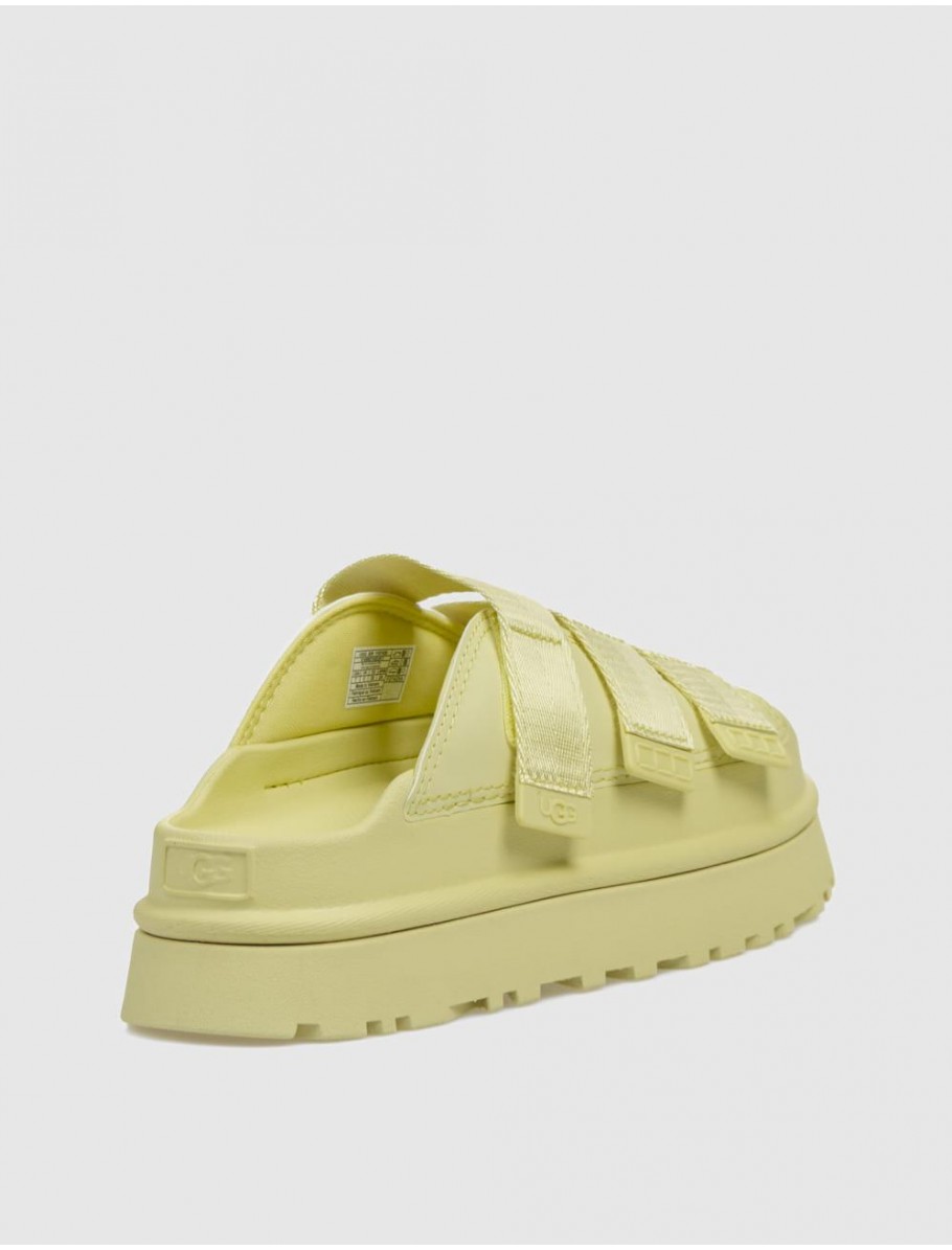 SANDALIA UGG GOLDENGLOW SLIDE ORO
