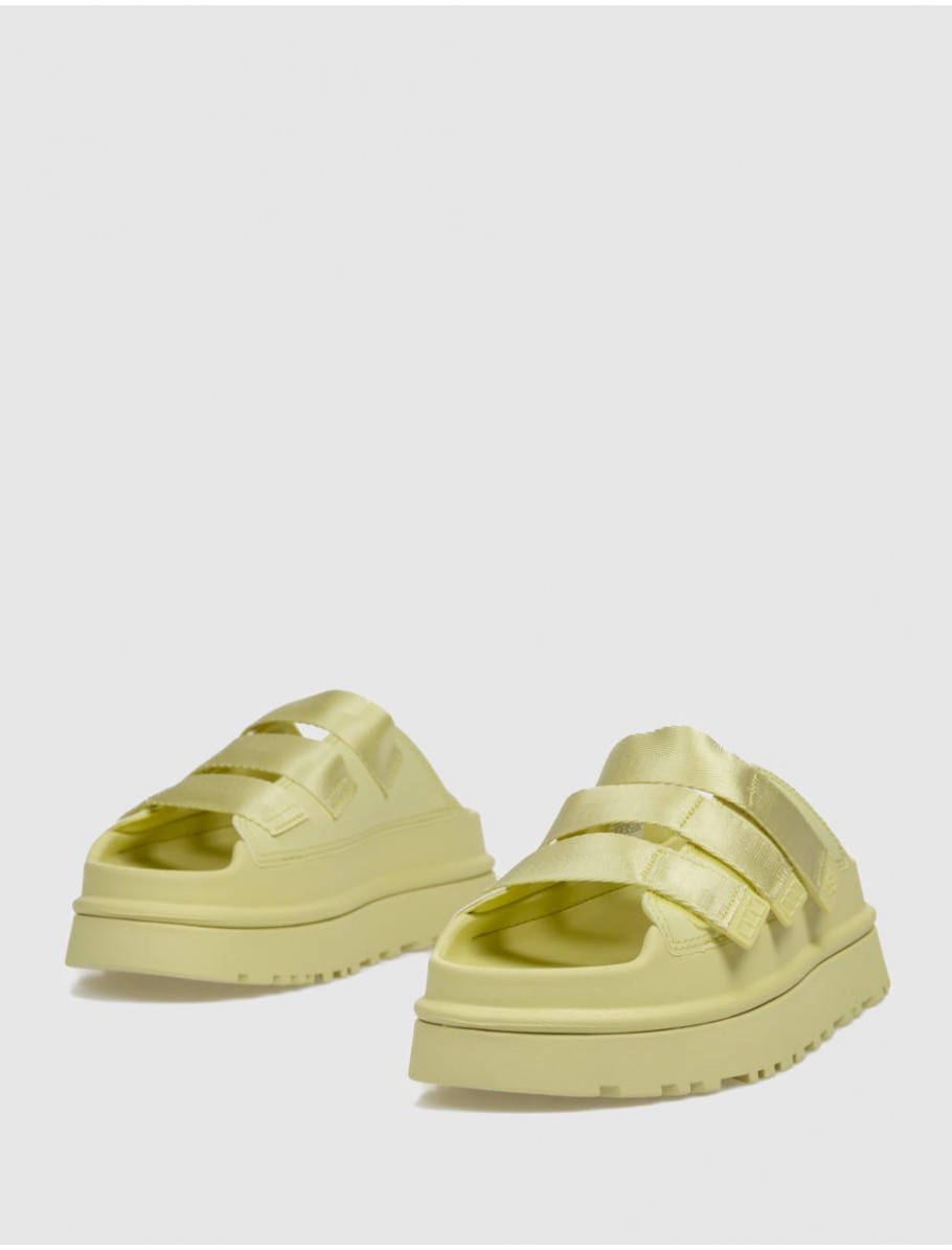 SANDALIA UGG GOLDENGLOW SLIDE ORO