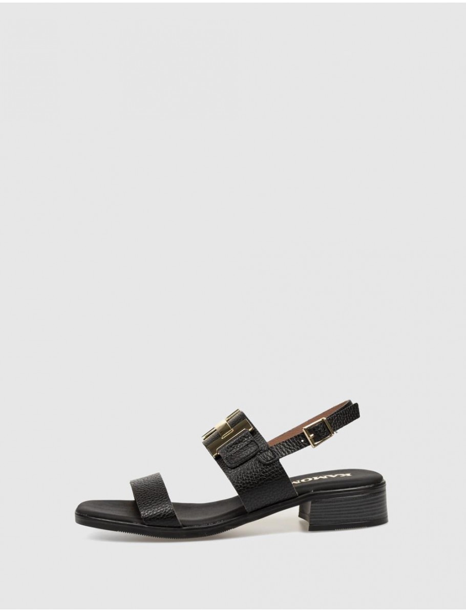 SANDALIA KAMOME RUBAB NEGRO