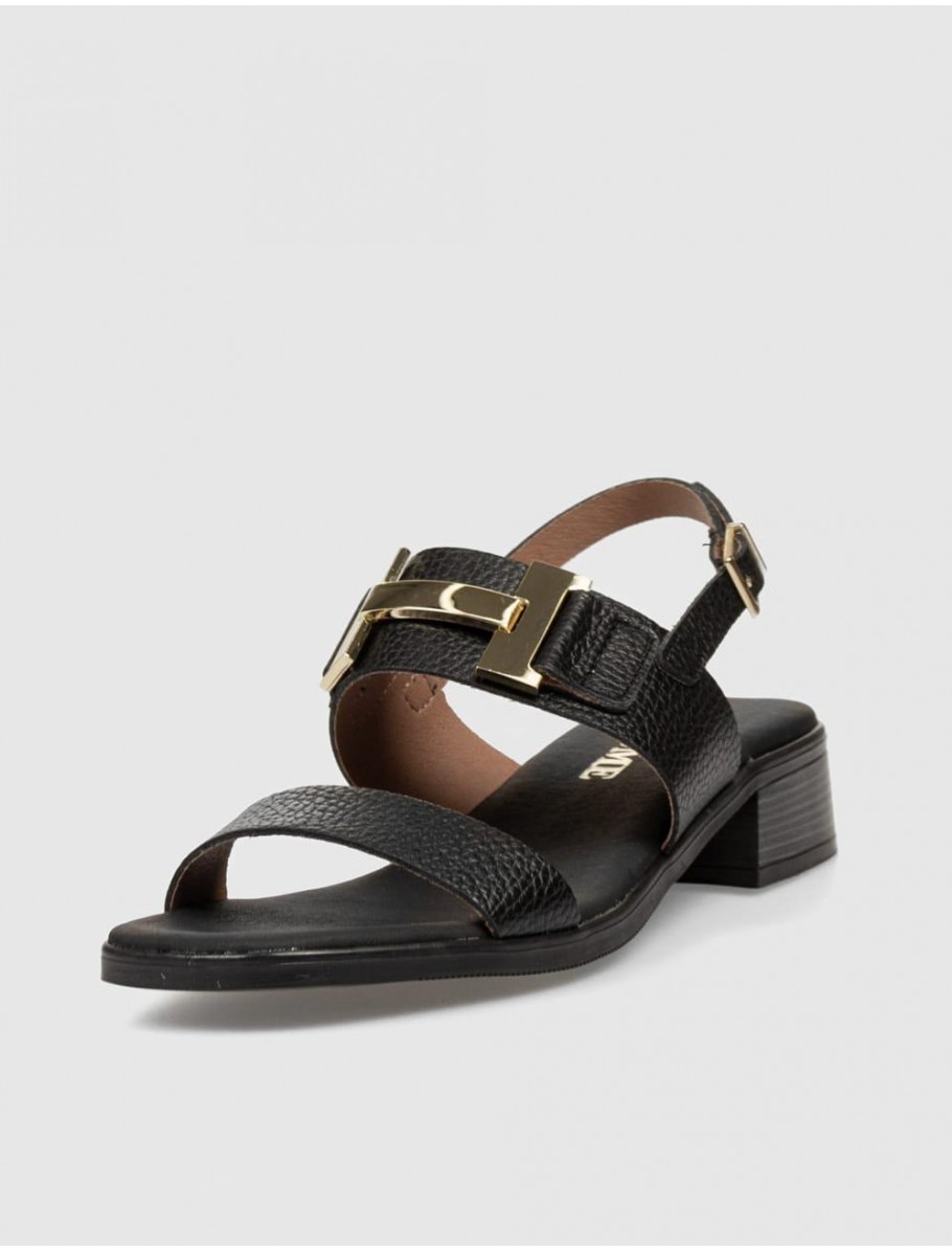 SANDALIA KAMOME RUBAB NEGRO