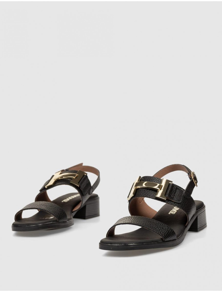 SANDALIA KAMOME RUBAB NEGRO