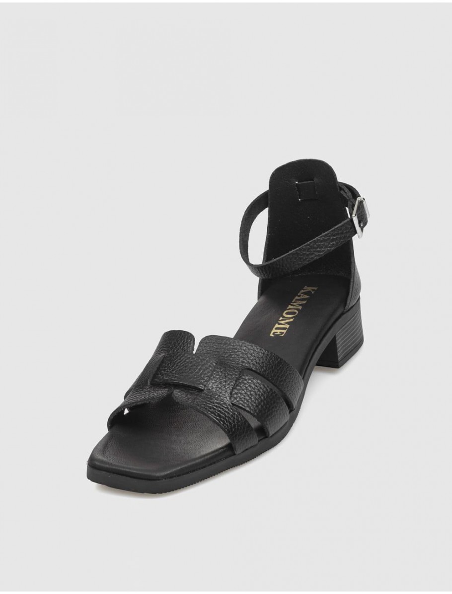 SANDALIA KAMOME SHAM NEGRO