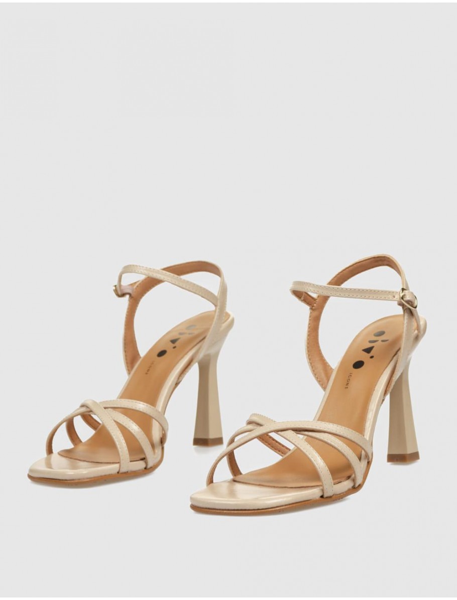 SANDALIA OBVIO SHOES SAMIYA BEIG