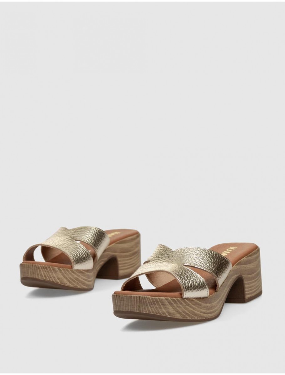 SANDALIA KAMOME SHULA PLATINO