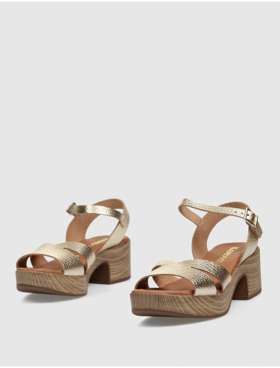 SANDALIA KAMOME ZULA PLATINO