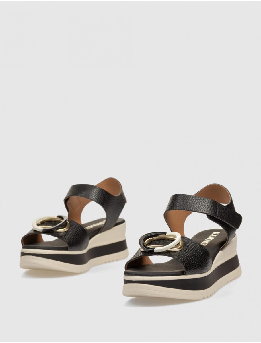 SANDALIA KAMOME YARA NEGRO