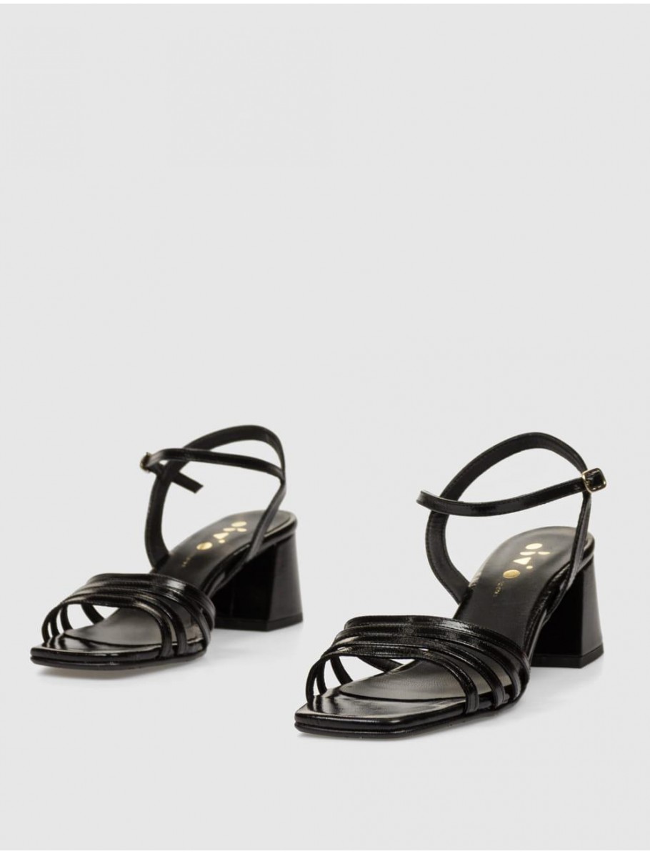 SANDALIA OBVIO SHOES SALMA NEGRO