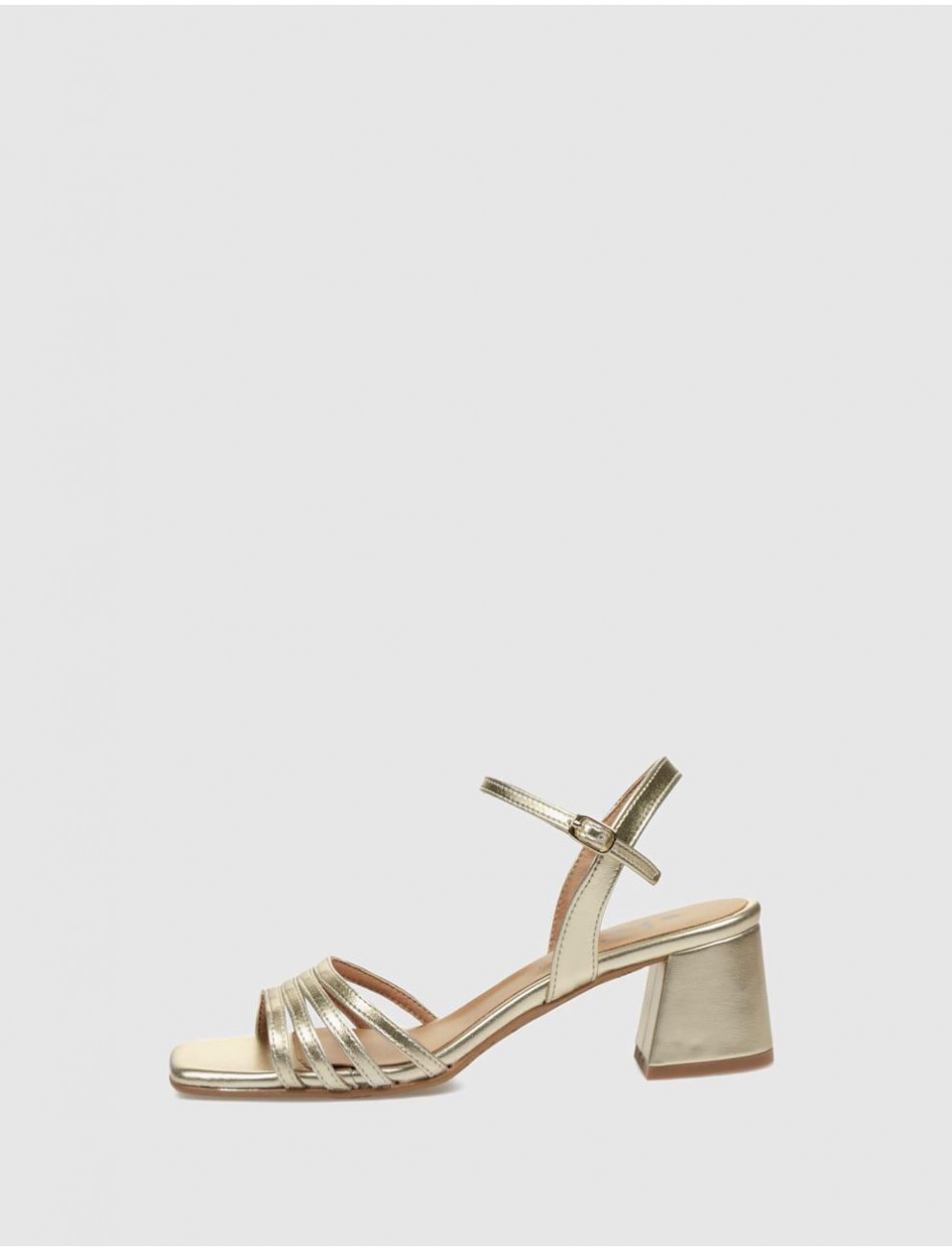 SANDALIA OBVIO SHOES SALMA PLATINO