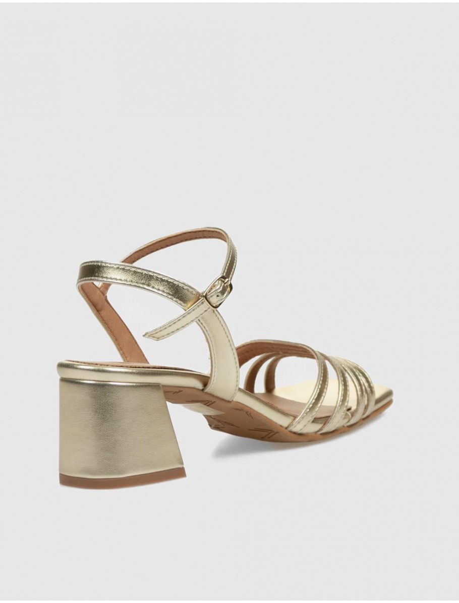 SANDALIA OBVIO SHOES SALMA PLATINO