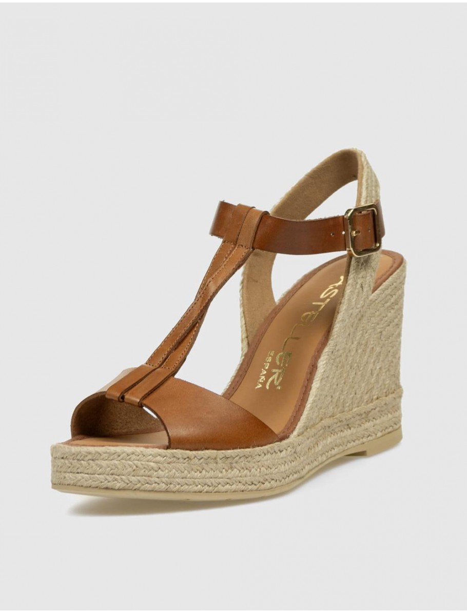 ALPARGATA CASTELLER 199 CUERO