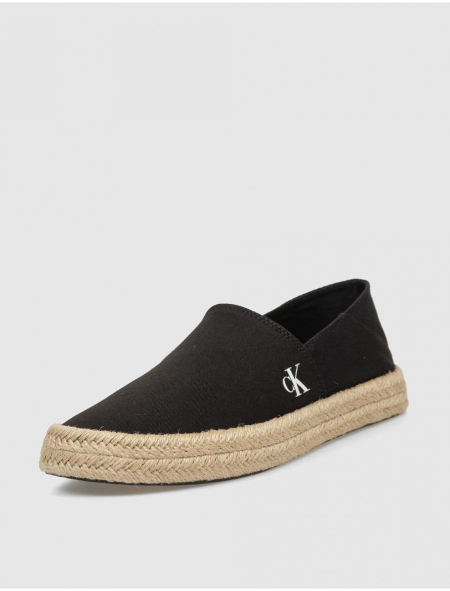 ALPARGATA CALVIN KLEIN INJ ESPADRILLE CV NEGRO