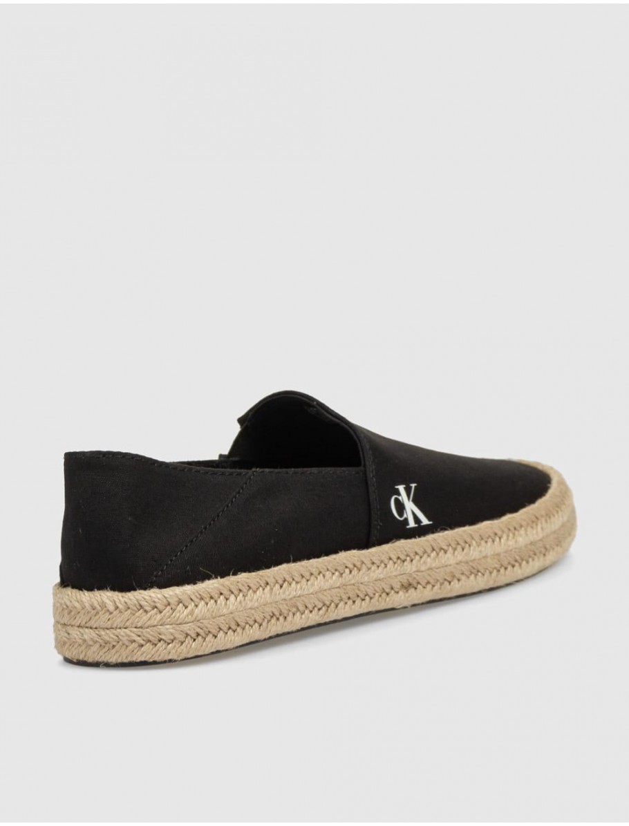 ALPARGATA CALVIN KLEIN INJ ESPADRILLE CV NEGRO