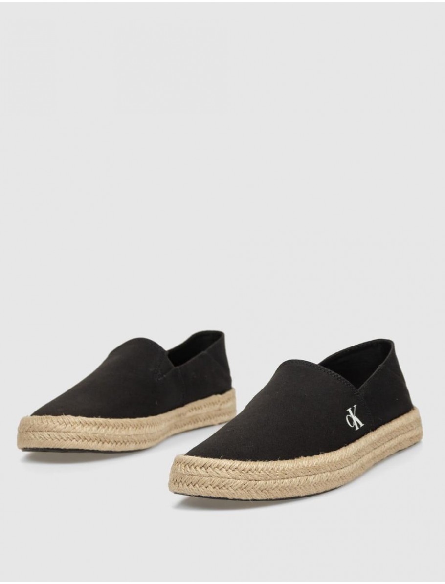 ALPARGATA CALVIN KLEIN INJ ESPADRILLE CV NEGRO