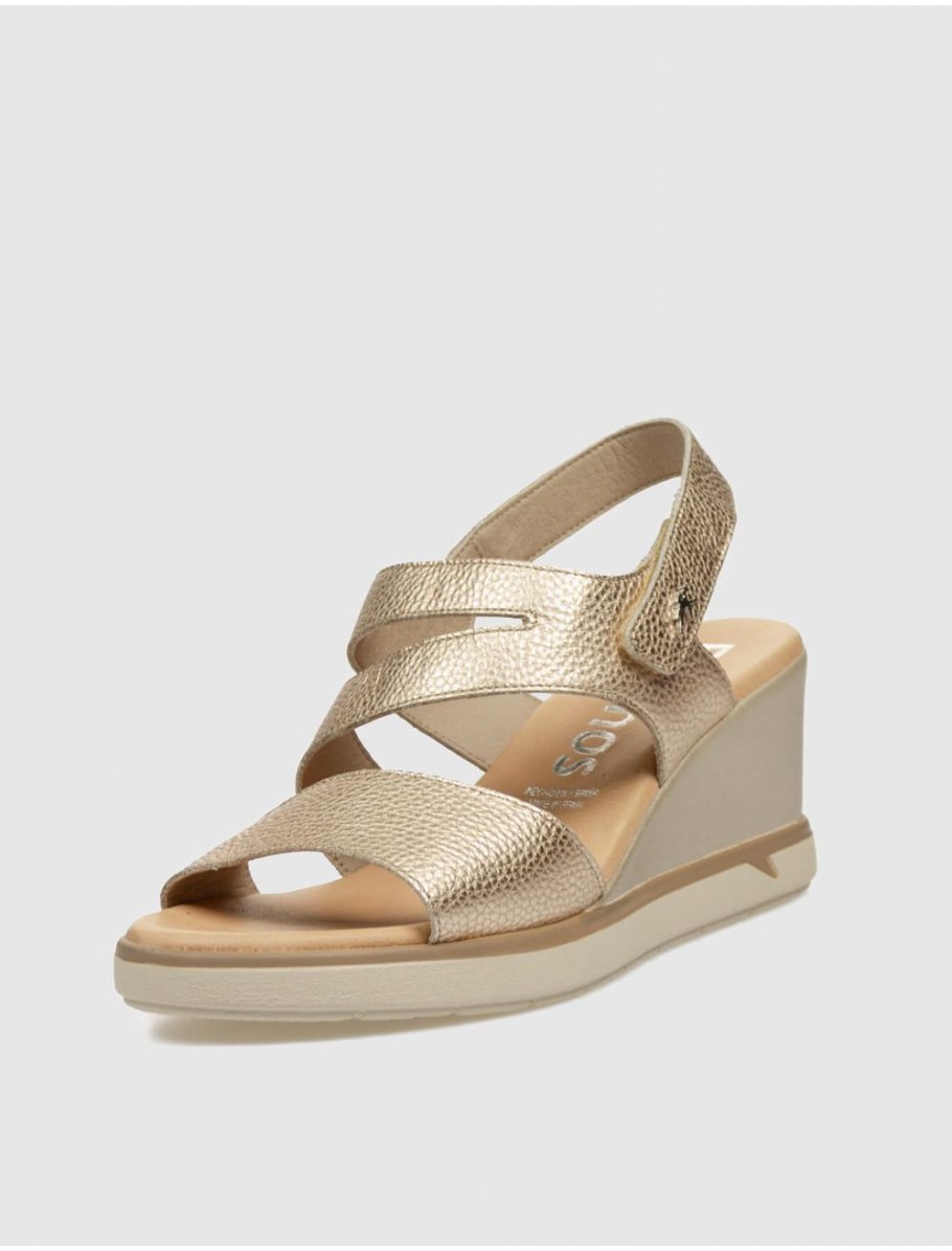 SANDALIA FLUCHOS F1973 PLATINO