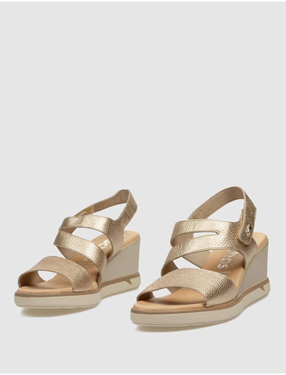 SANDALIA FLUCHOS F1973 PLATINO