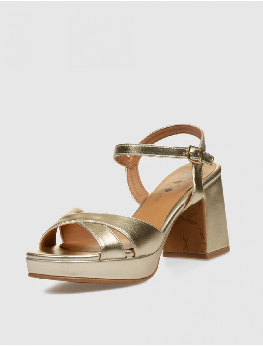 SANDALIA OBVIO SHOES NASIRA PLATINO