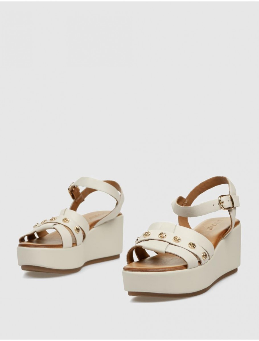 SANDALIA INUOVO 123124 BEIG