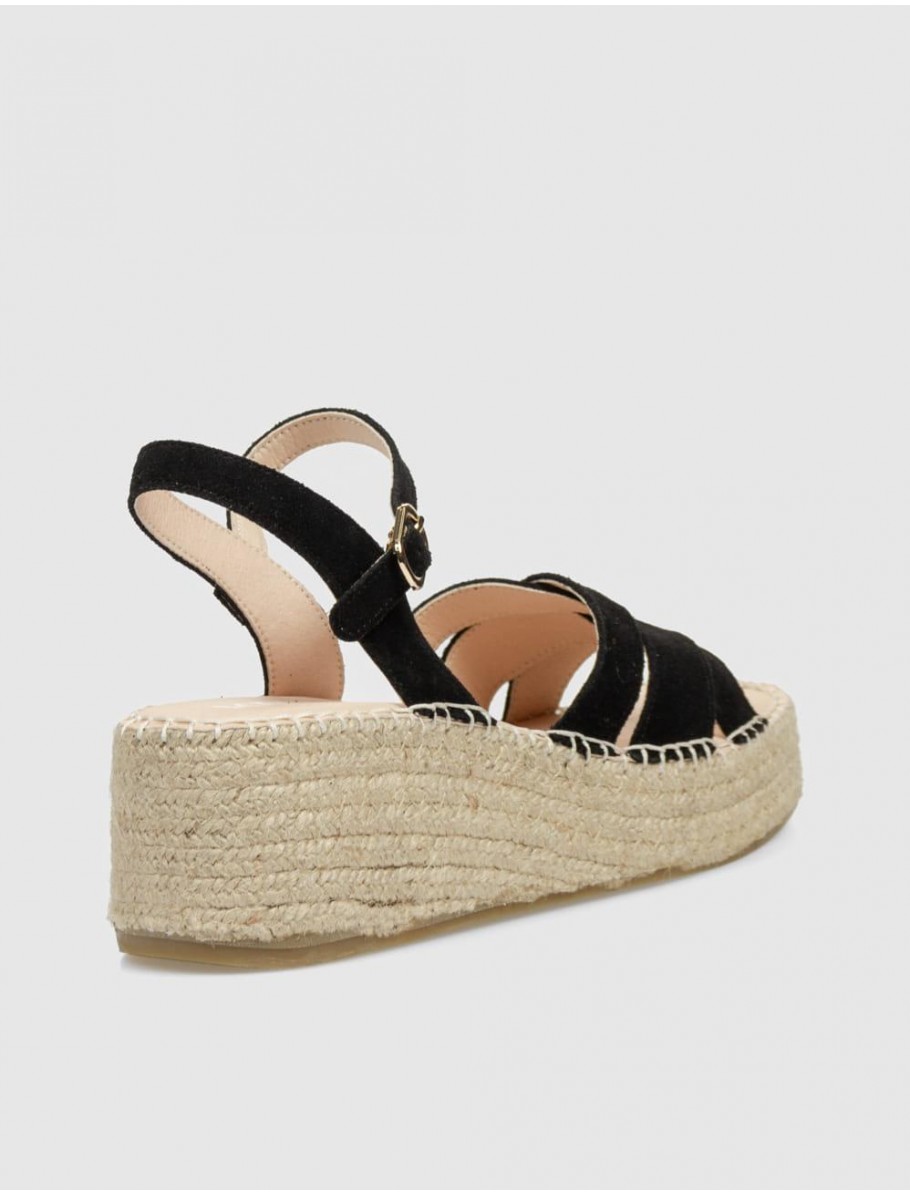 ALPARGATA MACARENA ANISA 42 NEGRO