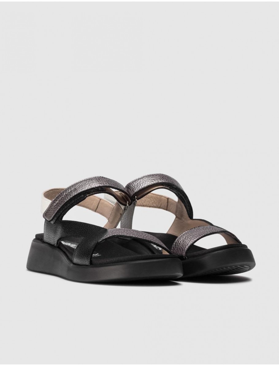 SANDALIA WONDERS C 6543 NEGRO
