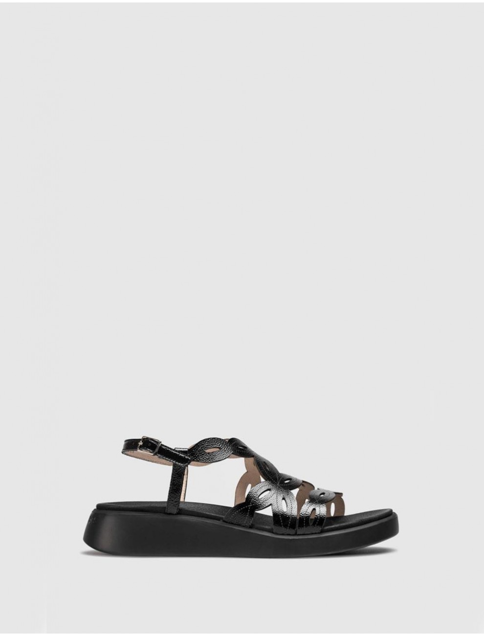SANDALIA WONDERS C 6542 NEGRO