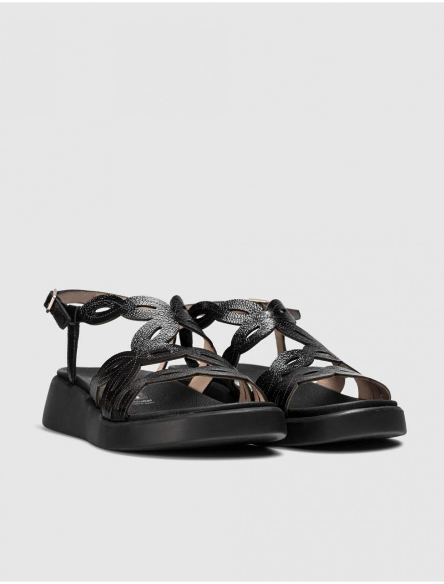 SANDALIA WONDERS C 6542 NEGRO