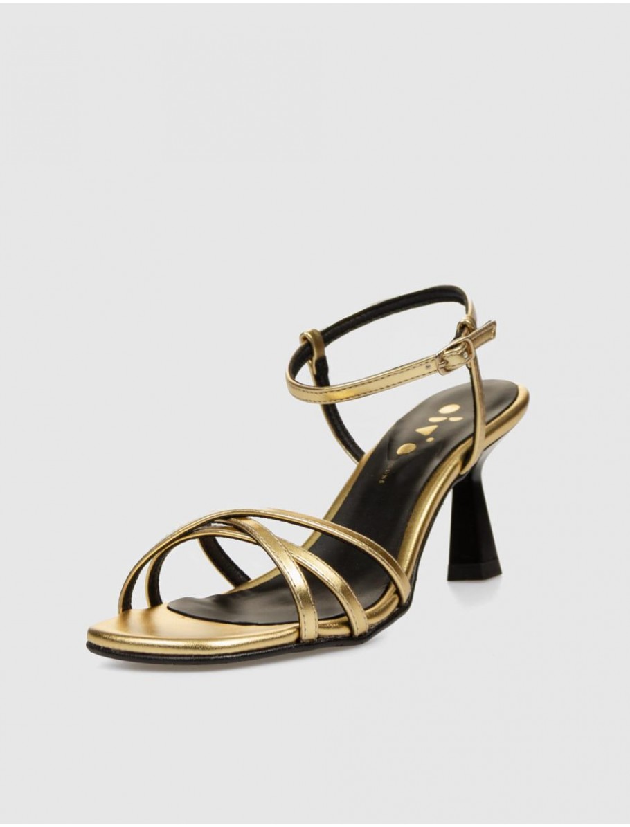 SANDALIA OBVIO SHOES SAFA ORO
