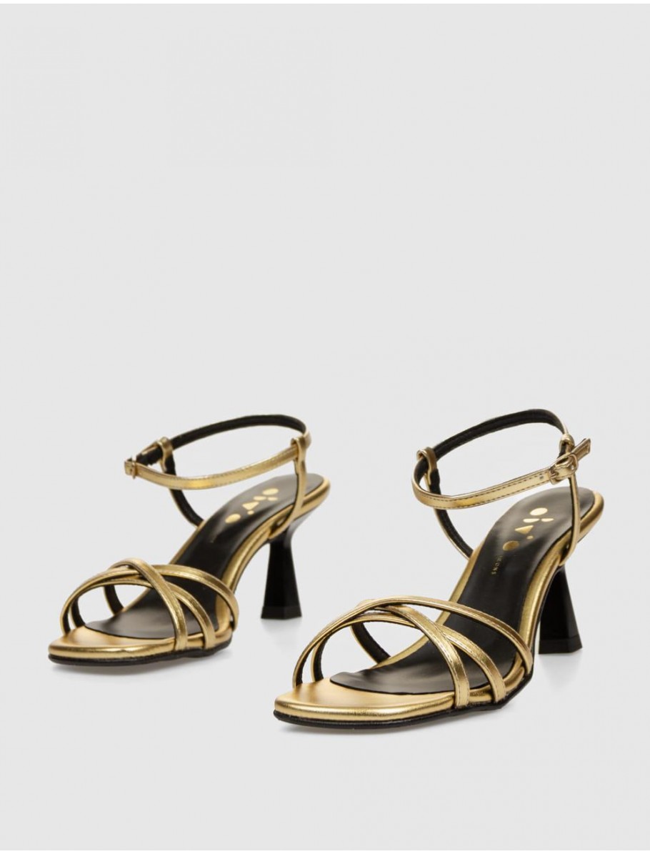 SANDALIA OBVIO SHOES SAFA ORO