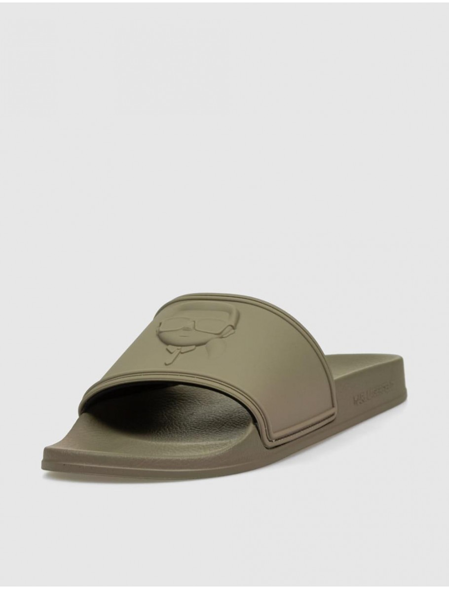 CHANCLA KARL LAGERFELD KONDO KARL NFT RELIEF VERDE