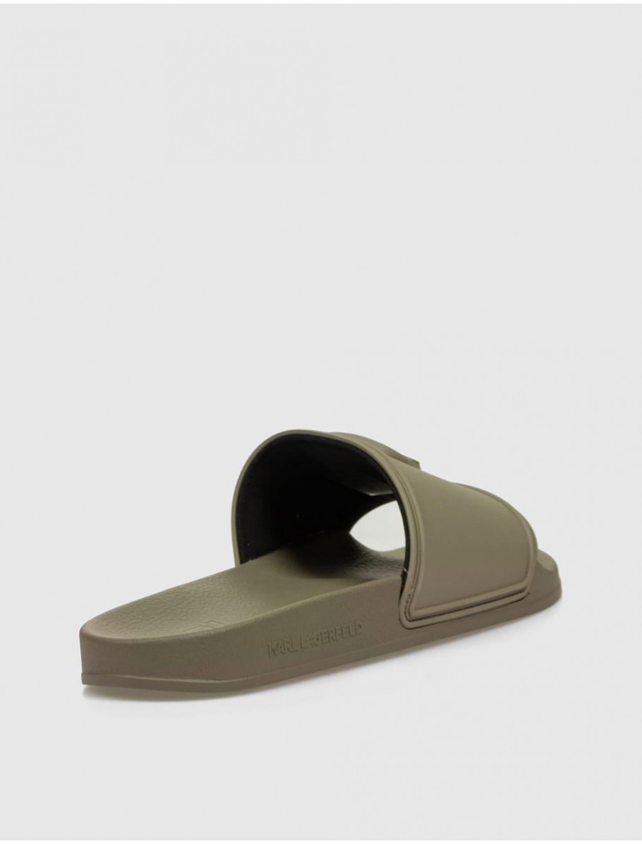 CHANCLA KARL LAGERFELD KONDO KARL NFT RELIEF VERDE