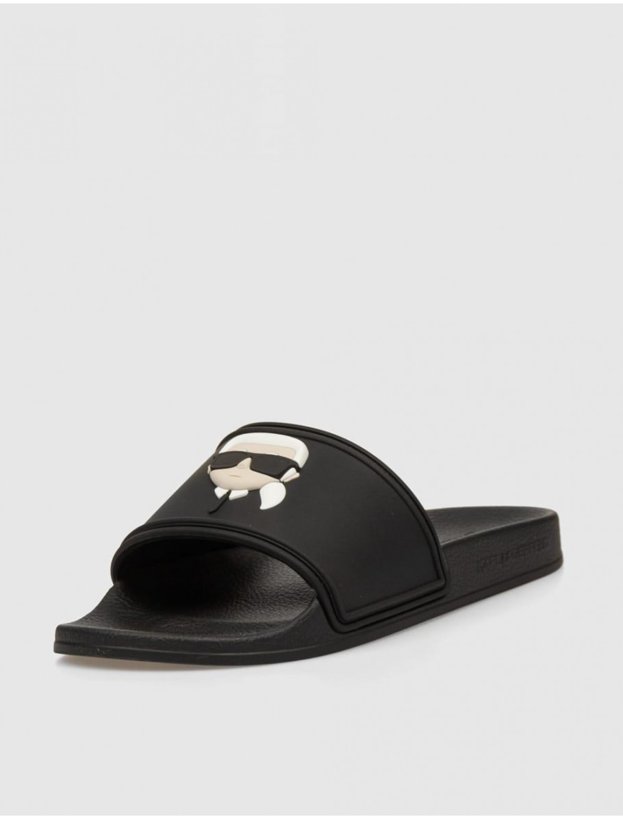CHANCLA KARL LAGERFELD KONDO 20 KARL NFT SLIDE NEGRO