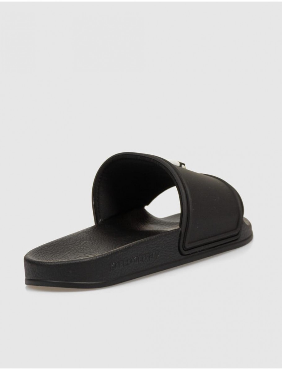 CHANCLA KARL LAGERFELD KONDO 20 KARL NFT SLIDE NEGRO