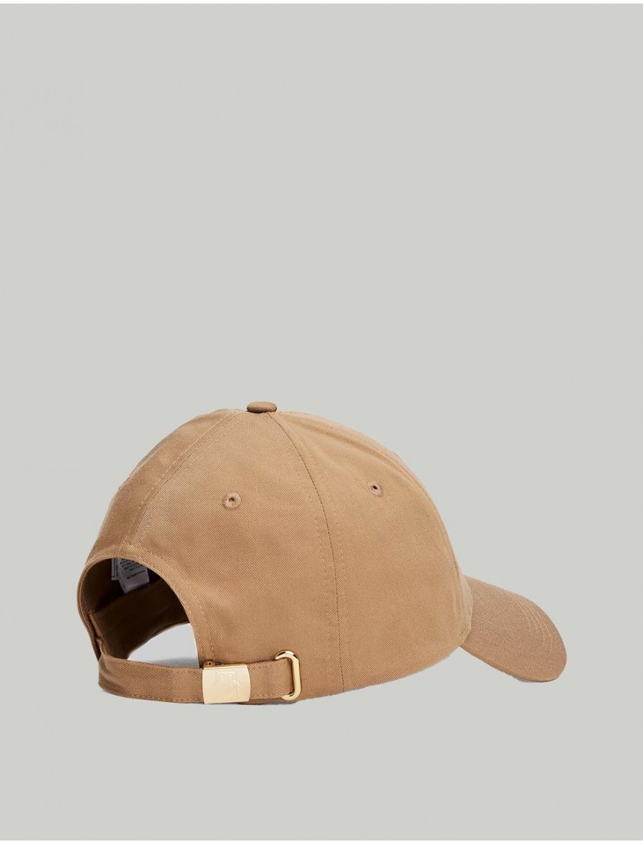 GORRA TOMMY HILFIGER ELEVATED CHIC CAP TAUPE