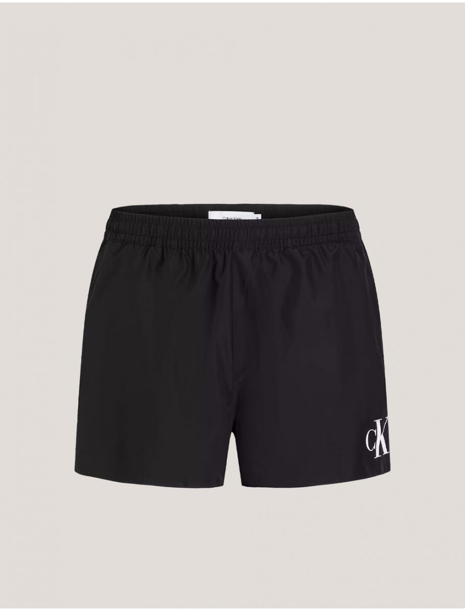 BANADOR CALVIN KLEIN SHORT RUNNER NEGRO