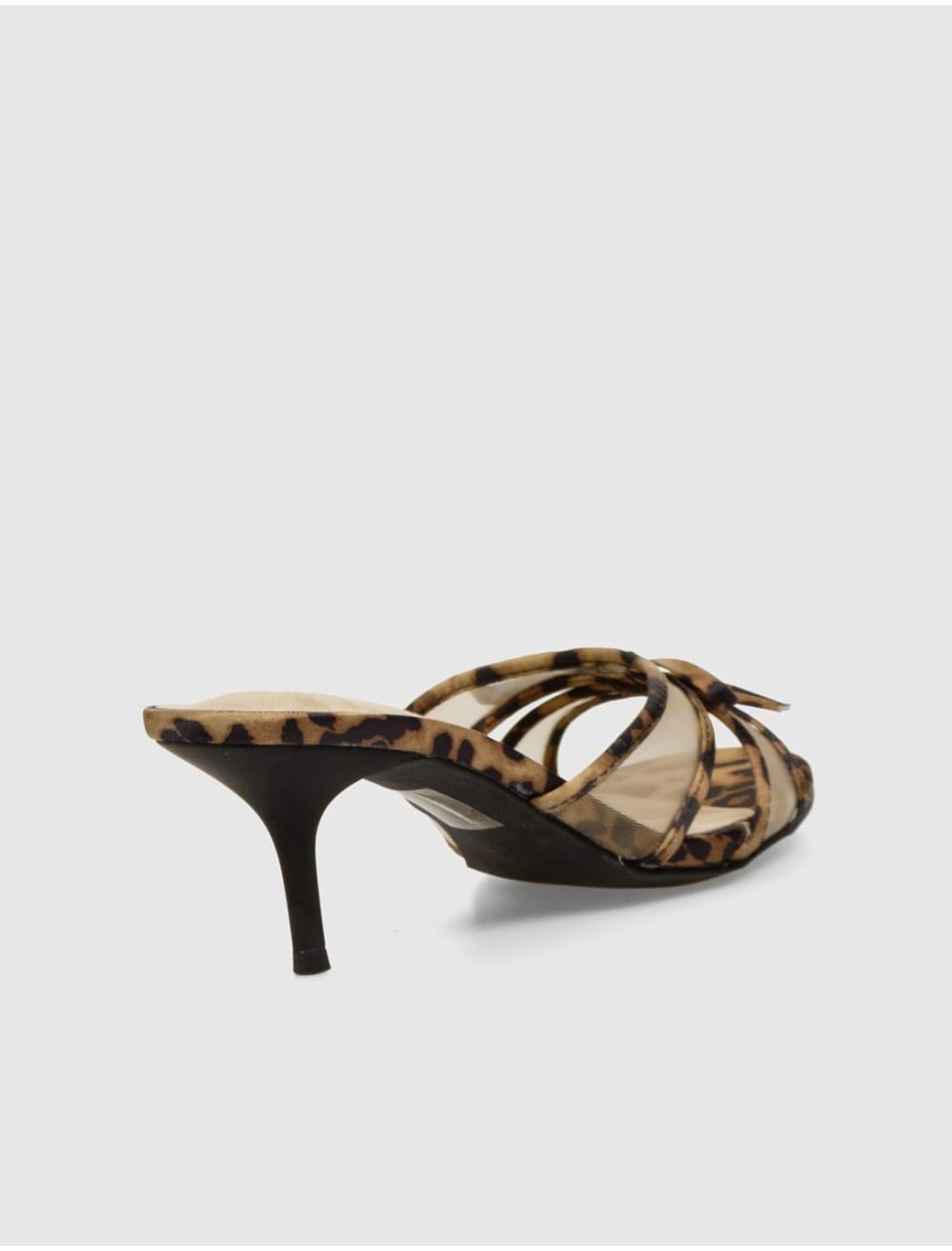SANDALIA OBVIO SHOES CLARICE LEOPARDO