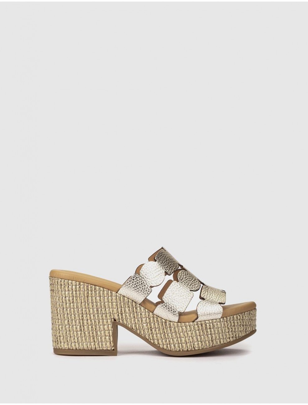 SANDALIA WEEKEND 15836 PLATINO