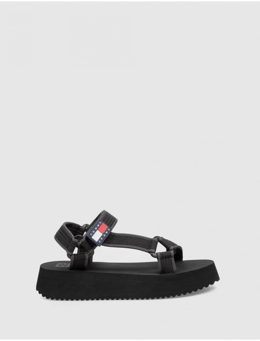 SANDALIA TOMMY HILFIGER TJW EVA SANDAL NEGRO