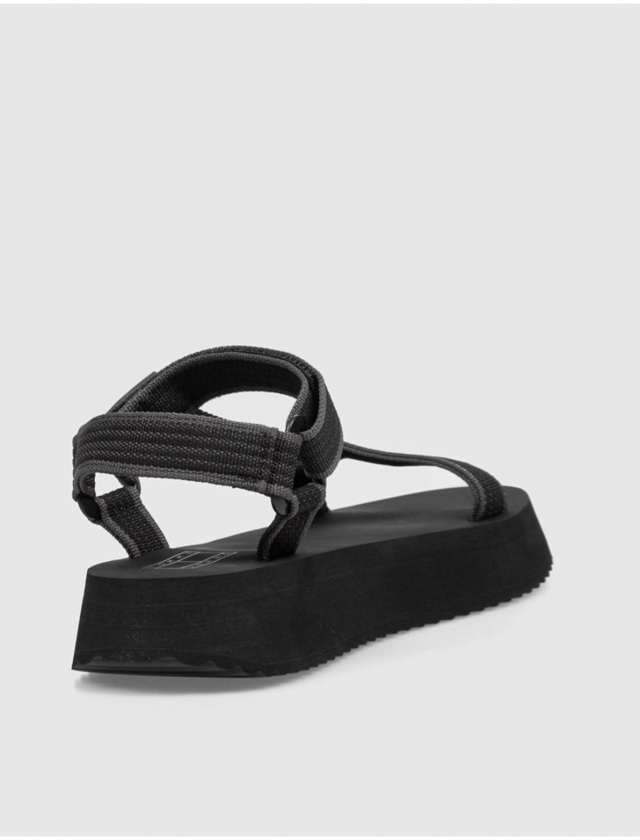 SANDALIA TOMMY HILFIGER TJW EVA SANDAL NEGRO