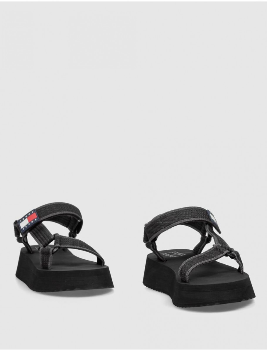 SANDALIA TOMMY HILFIGER TJW EVA SANDAL NEGRO