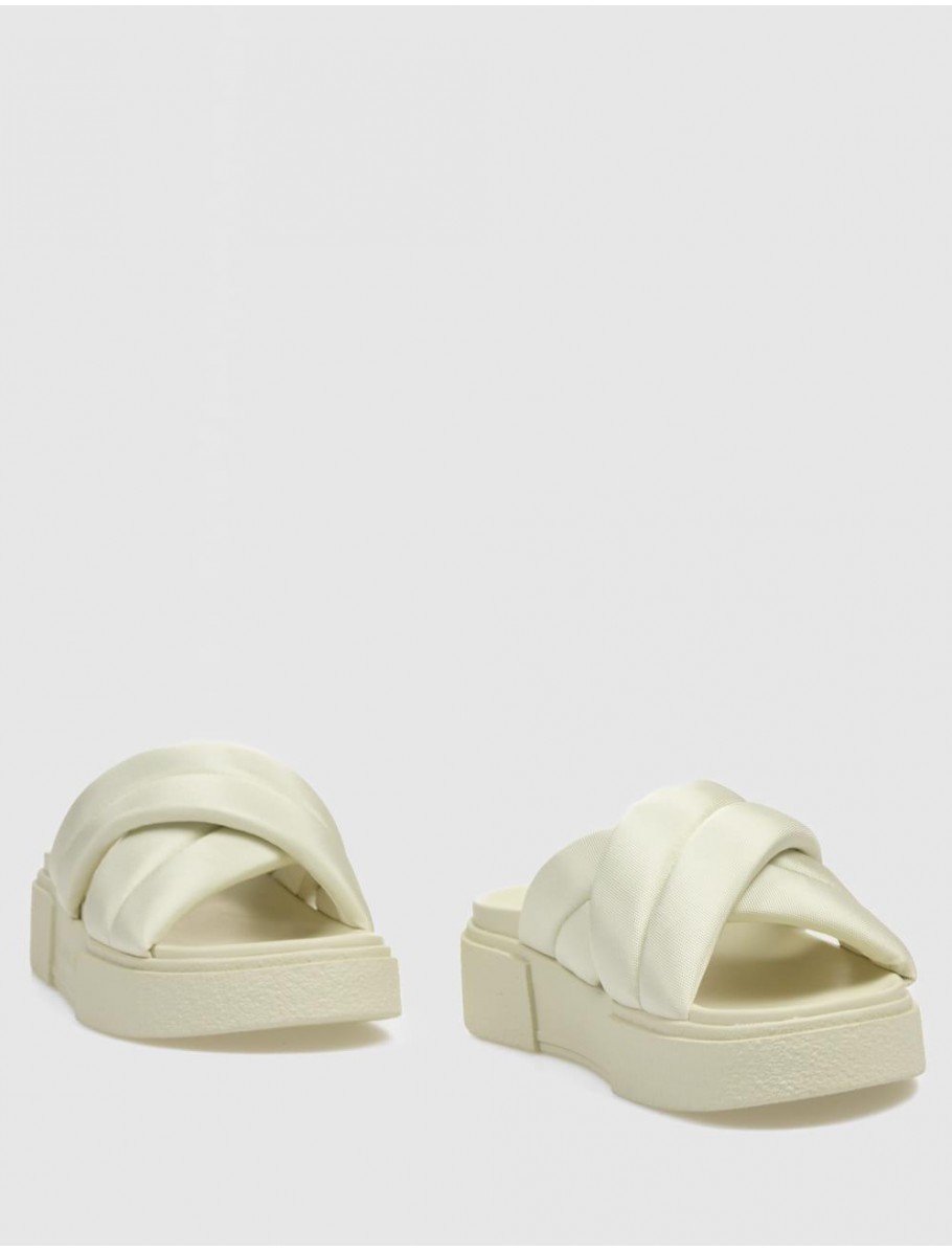 SANDALIA TOMMY HILFIGER TJW FLATFORM SANDAL BEIG