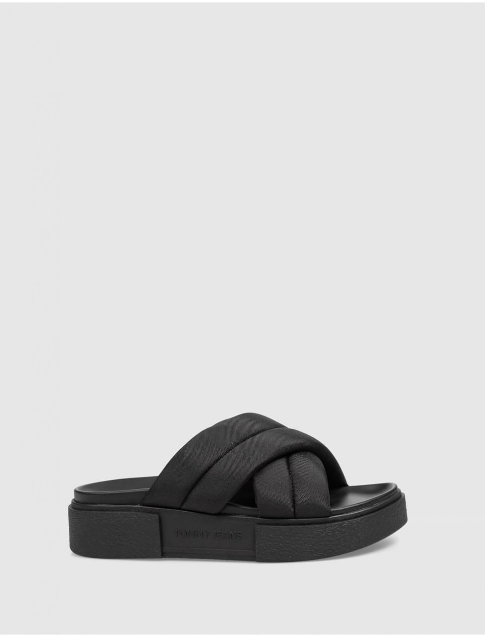 SANDALIA TOMMY HILFIGER TJW FLATFORM SANDAL NEGRO