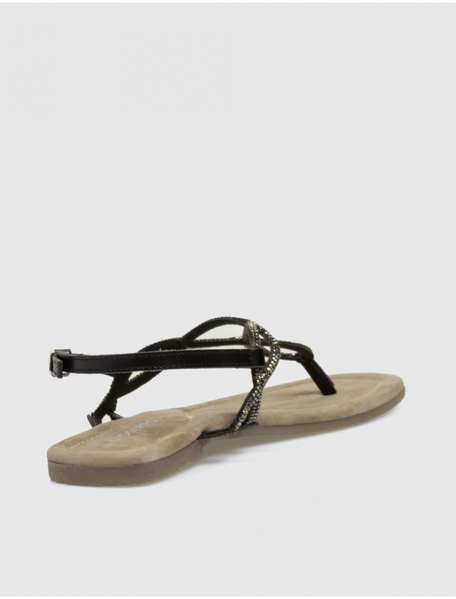 SANDALIA GIOSEPPO KINGFIELD NEGRO