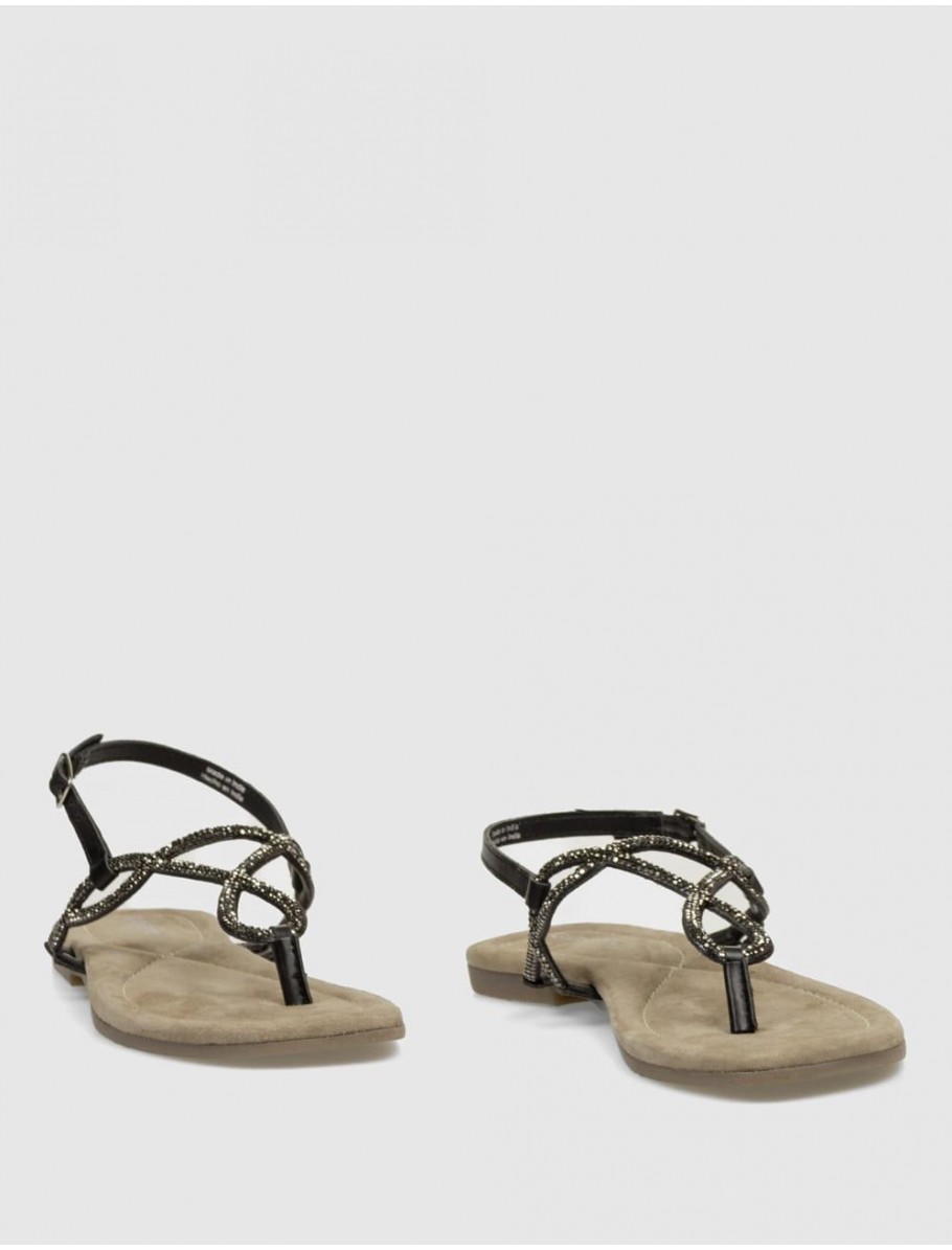 SANDALIA GIOSEPPO KINGFIELD NEGRO